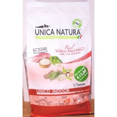 Unica Natura Gatto Indoor Agnello 1,5 kg